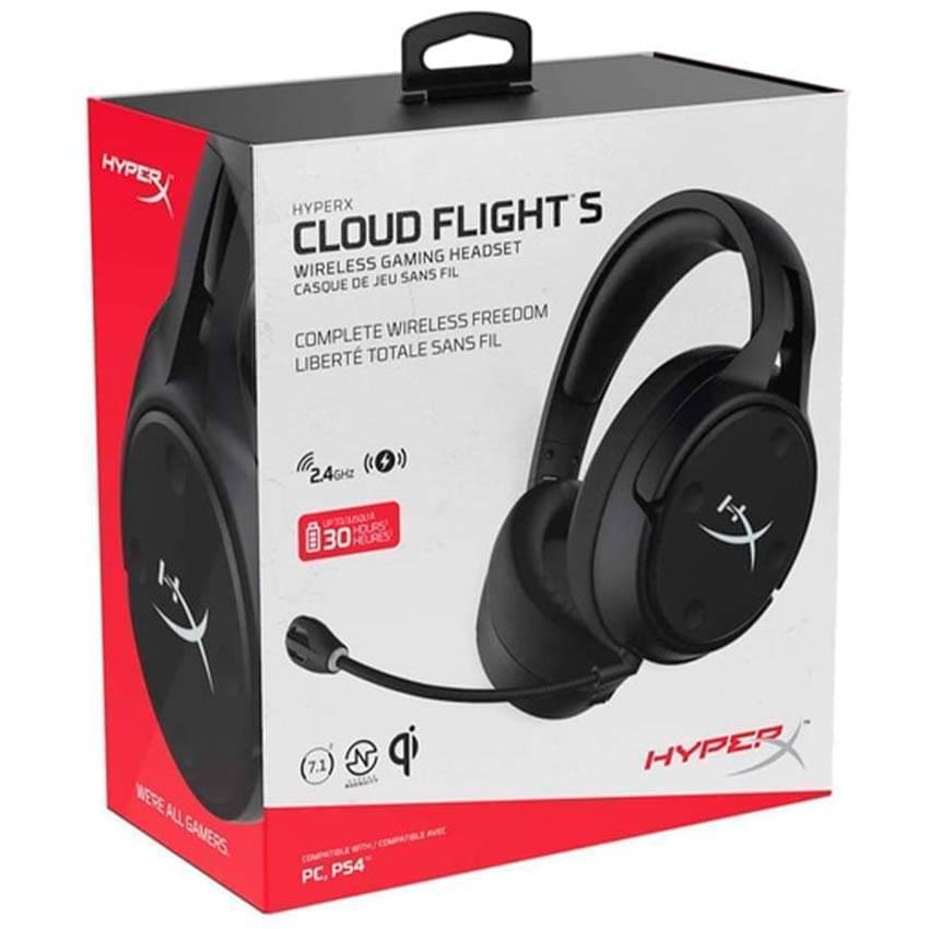 Auricular Inalambrico Hyperx Cloud Fligt S Hx-Hscfs-Sg-Ww Negro